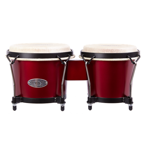 Toca Synergy Wood Bongos - Matte Racing Red