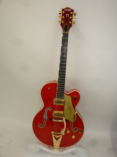 2017 Gretsch G6120T Players Edition Nashville with String-Thru Bigsby Electric Guitar, Filter'Tron Pickups, Orange Stain w/ Case - Previously Owned