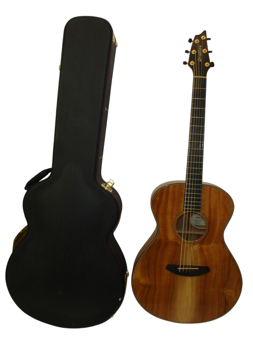 Breedlove Oregon Concert LTD Myrtlewood / Myrtlewood Acoustic Electric Guitar, Natural w/ Case - Previously Owned