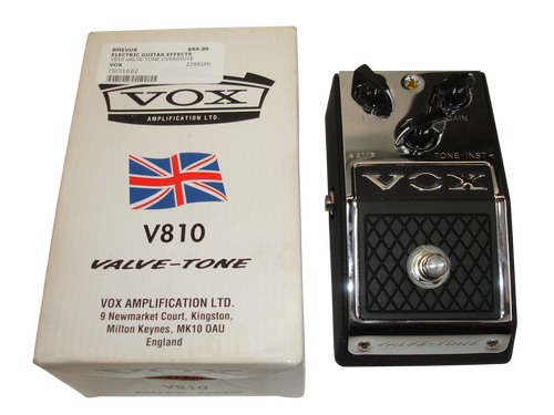 Vox V810 Valvetone Overdrive Guitar Effects Pedal w/ Box - Previously Owned