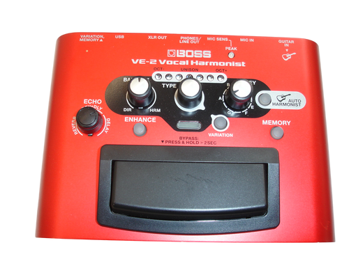 Boss VE-2 Vocal Harmonist Effects Processor Pedal - Previously Owned