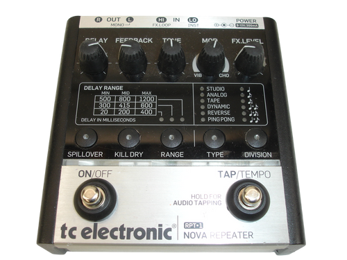TC Electronic RPT-1 Nova Repeater Delay Guitar Effects Pedal w/ PSA - Previously Owned