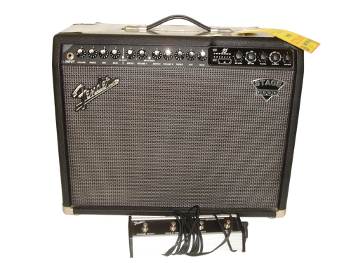 2004 Fender Stage 1000 2-Channel 100-Watt 1x12" Solid State Guitar Combo Amp w/ Footswitch - Previously Owned