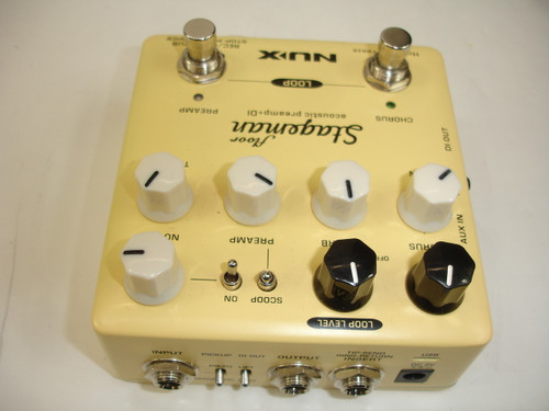 NUX Stageman Floor Analog Acoustic Preamp and DI Guitar Effects Pedal - Previously Owned