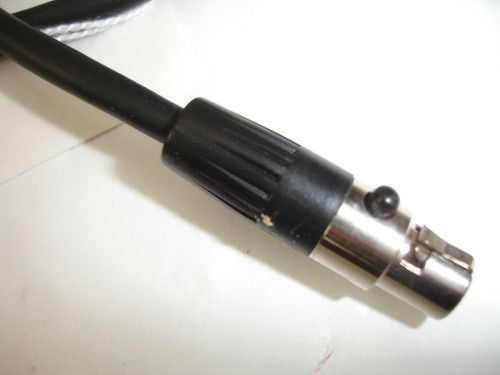 1/4-inch Right-angled to TA4F Instrument Cable for Wireless Bodypack Transmitter - Previously Owned