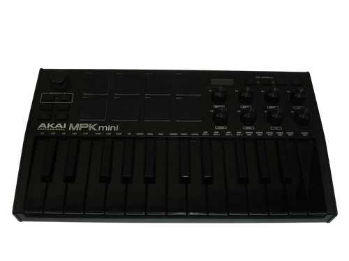 Akai MPK Mini MK III mk3 25-key Keyboard Controller, Limited Edition Black on Black - Previously Owned