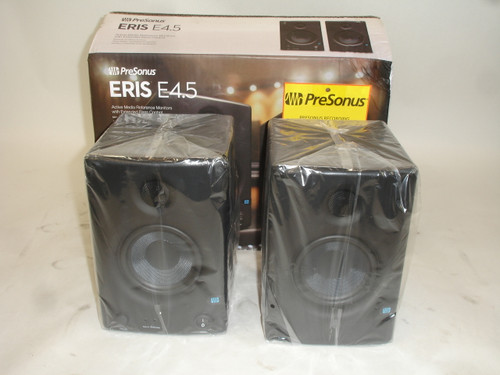 PreSonus Eris E4.5 4.5" Powered Studio Monitor (PAIR) MINT - Previously Owned