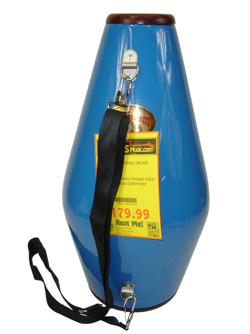 Balaram Drum Co. Mridanga, Blue - Previously Owned