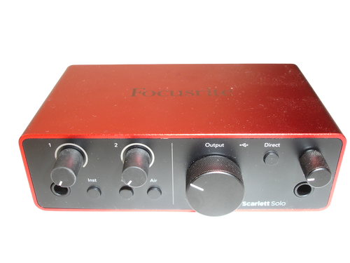 Focusrite Scarlett Solo 4th Gen USB Audio Interface - Previously Owned