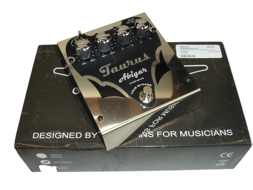 Taurus Abigar Mult-Drive SL Bass Guitar Effect Pedal, Silver Line w/ Box - Previously Owned