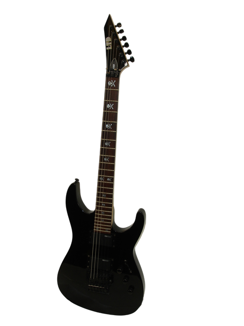 ESP LTD Kirk Hammett Signature KH-202 Electric Guitar, Black - Previously Owned