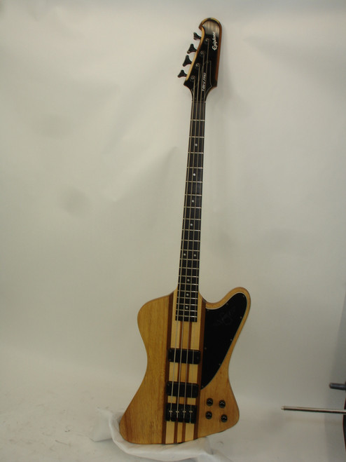 2014 Epiphone T-Bird Pro IV 4-String Electric Bass Guitar, Natural Oil w/ Case - Previously Owned