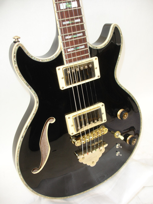 2022 Ibanez Standard AR520H Hollowbody Electric Guitar, Black - Previously Owned
