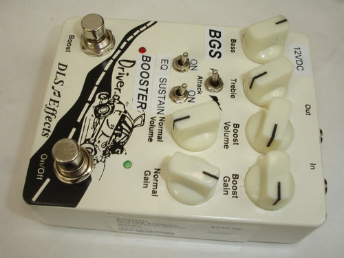 DLS Effects Driver Boost Gain Sustain Guitar Effect Pedal - Previously Owned