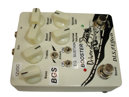DLS Effects Driver Boost Gain Sustain Guitar Effect Pedal - Previously Owned