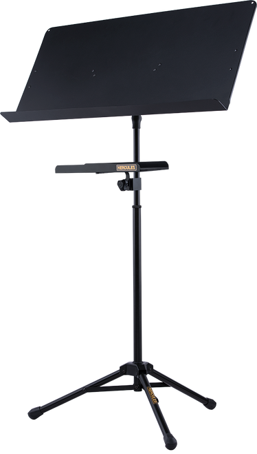 Hercules EZ Grip Two-Section Conductor Stand with Extended Desk