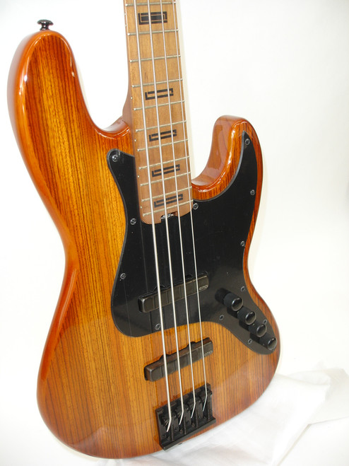 Schecter J-4 Exotic 4-String Electric Bass Guitar, Faded Vintage Sunburst - Previously Owned