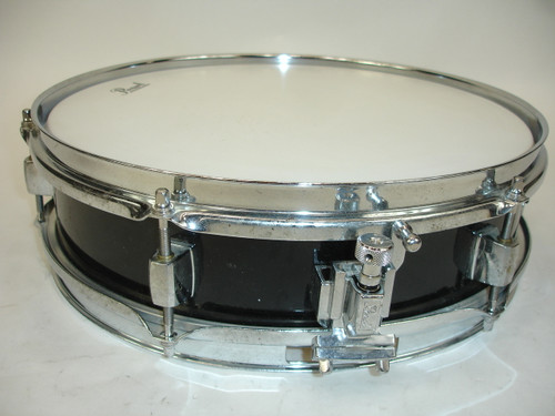 Pearl Wood Shell Piccolo 13x 3.5 Snare Drum, Black - Previously Owned