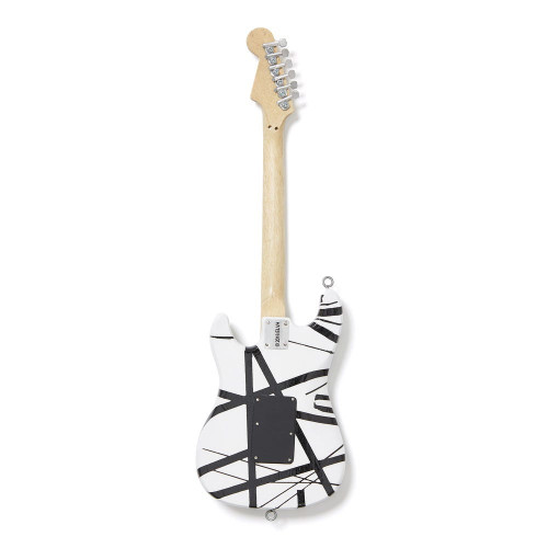 Eddie Van Halen Mini Guitar - EVH Black-White Original "Frankie" Guitar *Great Gift Item!