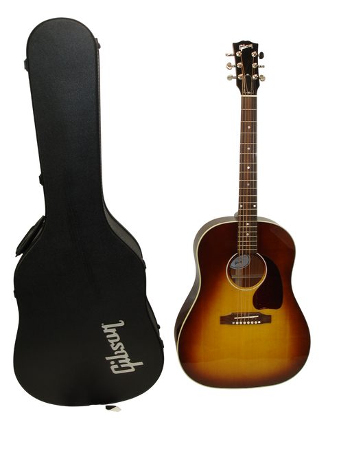 2024 Gibson J-45 Standard Acoustic Electric Guitar, Honeyburst Gloss w/ Case - Previously Owned