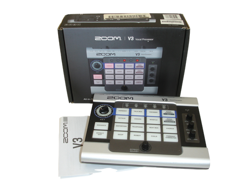 Zoom V3 Multi-Effects Vocal Effect Processor w/ Box - Previously Owned