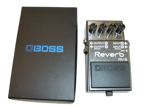 Boss RV-6 Digital Reverb Guitar Effects Pedal w/ Box - Previously Owned