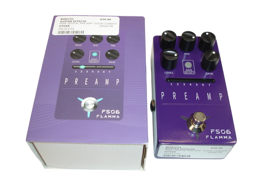 FLAMMA FS06 Digital Preamp Guitar Effect Pedal w/ Box - Previously Owned