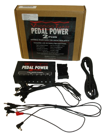 Voodoo Lab Pedal Power 2 PLUS 8-output Isolated Guitar Pedal Power Supply w/ Box & Cables - Previously Owned