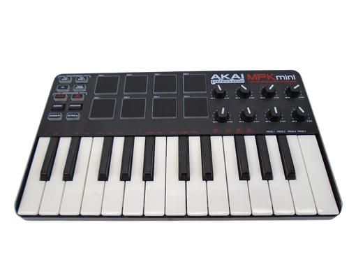 Akai MPK Mini 25-key Laptop Production Keyboard Controller - Previously Owned