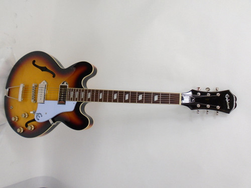 2021 Epiphone Casino Hollowbody Electric Guitar, Vintage Sunburst w/ Case - Previously Owned