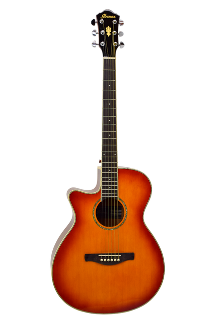 Ibanez AEG18LII Cutaway Left-Handed Acoustic Electric Guitar, Vintage Violin Sunburst - Previously Owned