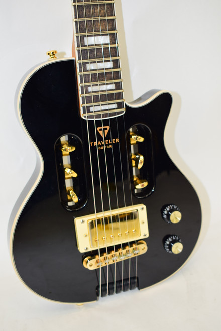 Traveler Guitar EG-1 Custom Electric Guitar, Black - Previously Owned