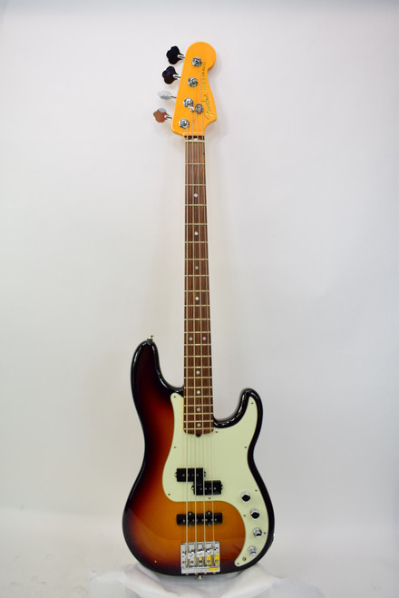 2021 Fender American Ultra Precision Bass, Rosewood Fingerboard, Ultraburst w/ Case - Previously Owned
