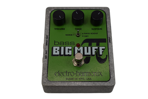 Electro-Harmonix Bass Big Muff Pi Bass Fuzz Guitar Effect Pedal - Previously Owned