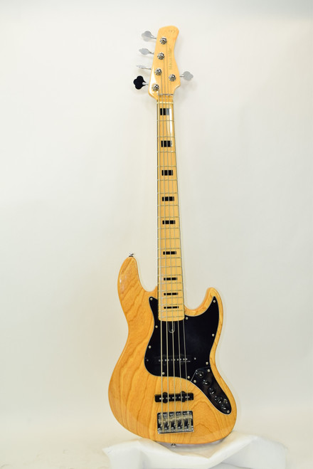 Sire Marcus Miller V7 New Gen 5-String Electric Bass, Natural w/ Gator Case - Previously Owned