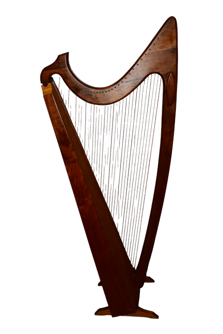 36-String Stand-Up Harp with Levers - Includes Bag - Previously Owned