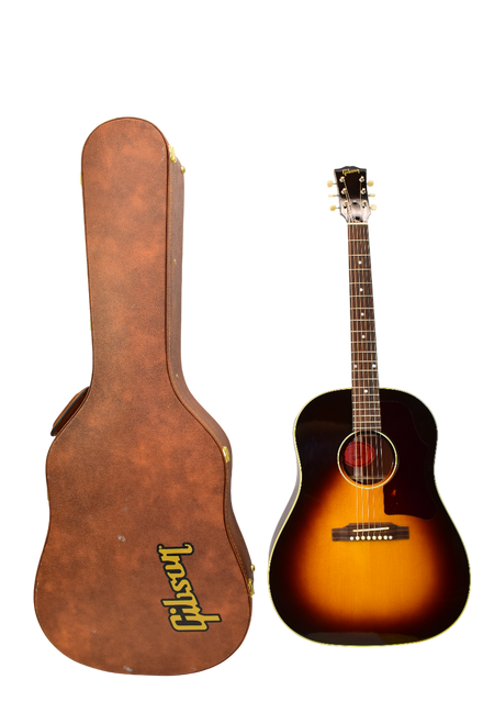 2024 Gibson Acoustic '50s J-45 Original Acoustic Electric Guitar, Vintage Sunburst w/ Case - Previously Owned