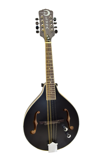 Luna Moonbird A-Style Acoustic Electric Mandolin, Black Satin - Previously Owned