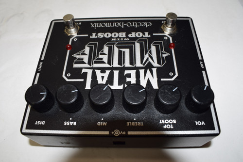 Electro-Harmonix Metal Muff with Top Boost Distortion Guitar Effects Pedal - Previously Owned