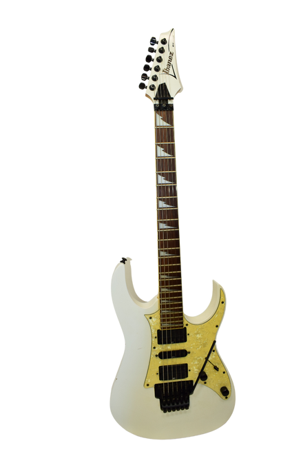 2006 Ibanez RG350DX Electric Guitar, White - Previously Owned