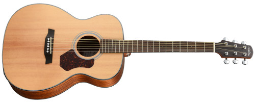 WALDEN O550E Natura Solid Spruce Top Orchestra Acoustic-Electric - Open Pore Satin Natural with Bag