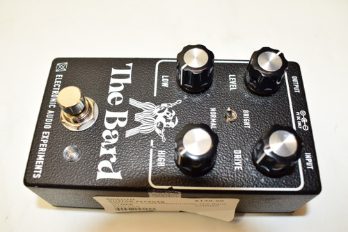 Electronic Audio Experiments The Bard Overdrive Guitar Effects Pedal - Previously Owned