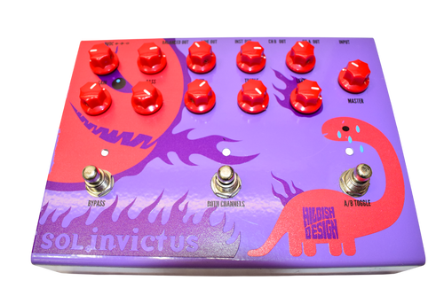 Hilbish Design Sol-Invictus Dual-Channel Preamp and Distortion Guitar Effects Pedal - Previously Owned