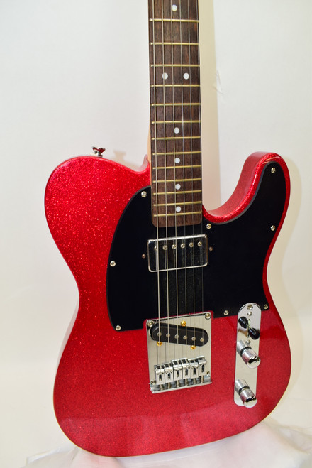 2020 Squier FSR Bullet Telecaster Electric Guitar, Laurel Fingerboard, Red Sparkle - Previously Owned
