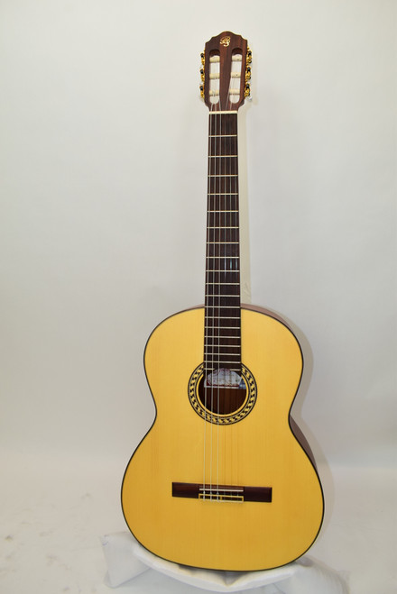 Prudencio Saez Model 60 Classical Acoustic Guitar, Natural w/ Case - Previously Owned