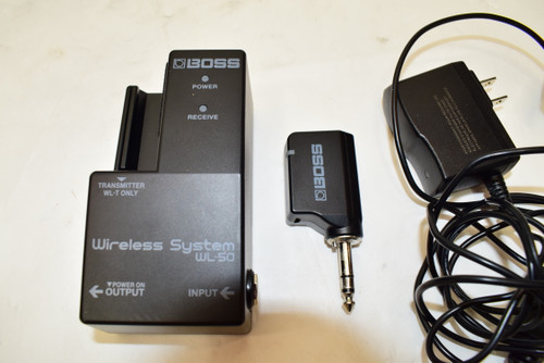 Boss WL-50 Guitar Wireless System w/ Box & Power Supply Adapter - Previously Owned