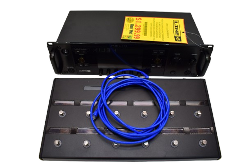 Line 6 Helix Rack Guitar Multi-effects Processor & Helix Control Floor Controller Bundle - Previously Owned