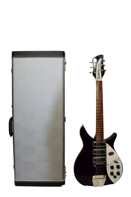 Rickenbacker 325C64 Miami 3 Pickup Semi-Hollow Electric Guitar, Jetglo w/ Case