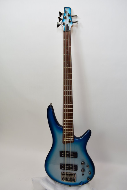 Ibanez SR Standard SR300E 5-String Bass Guitar, Deep Ocean Metallic w/ Bag - Previously Owned