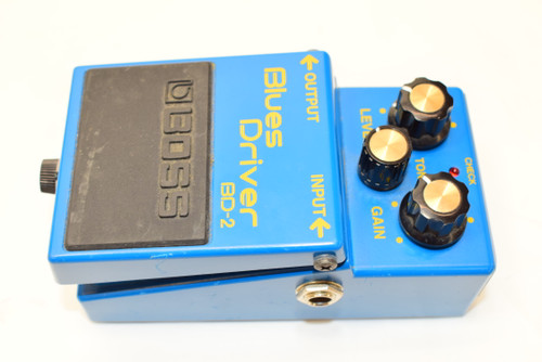 2018 Boss BD-2 Blues Driver MIJ (Silver Label) Guitar Effects Pedal - Previously Owned